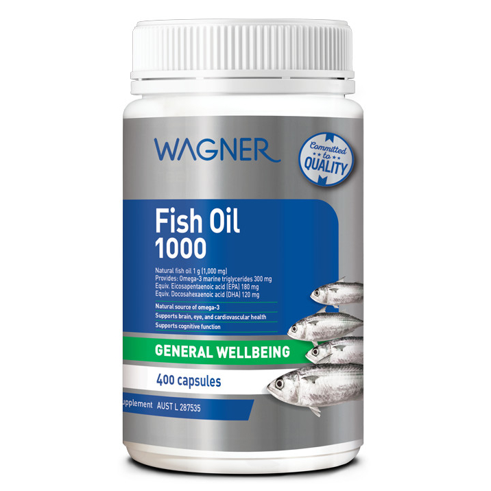 Jual Wagner Fish Oil 1000mg - 400 Capsules | Shopee Indonesia