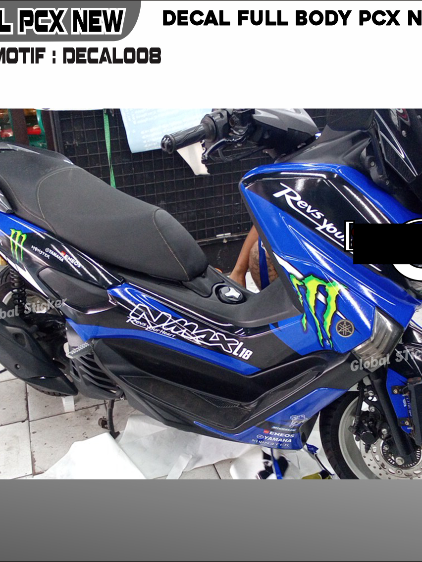 Jual DECAL FULL BODY MOTIF MONSTER DECAL MOTIF MONSTER MOTOR YAMAHA ...
