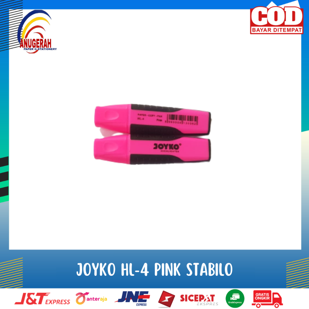 Jual JOYKO HL-4 PINK STABILO (PCS) | Shopee Indonesia