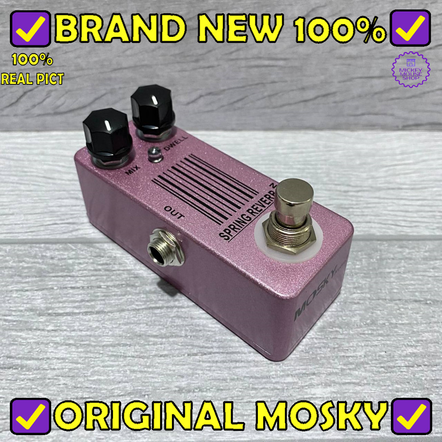 Jual Efek Gitar Mosky SPRING REVERB Sounding Digital Dimension Pedal ...