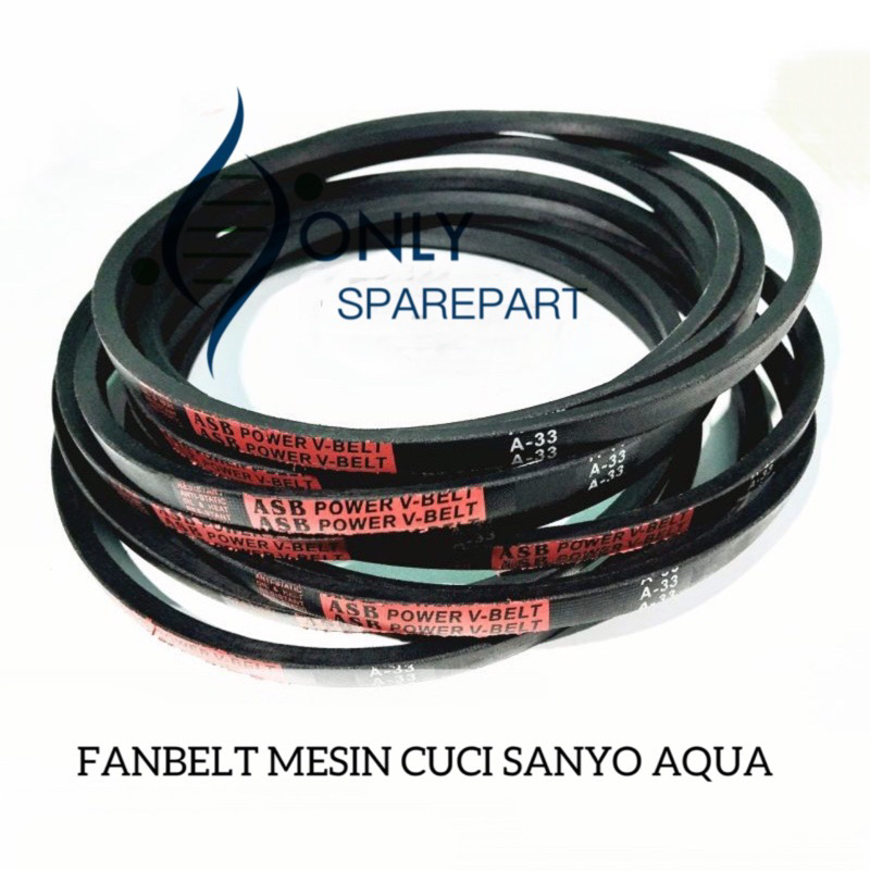 Jual Fanbelt Mesin Cuci Sanyo Aqua Vanbelt Panbel Fanbelt A A E