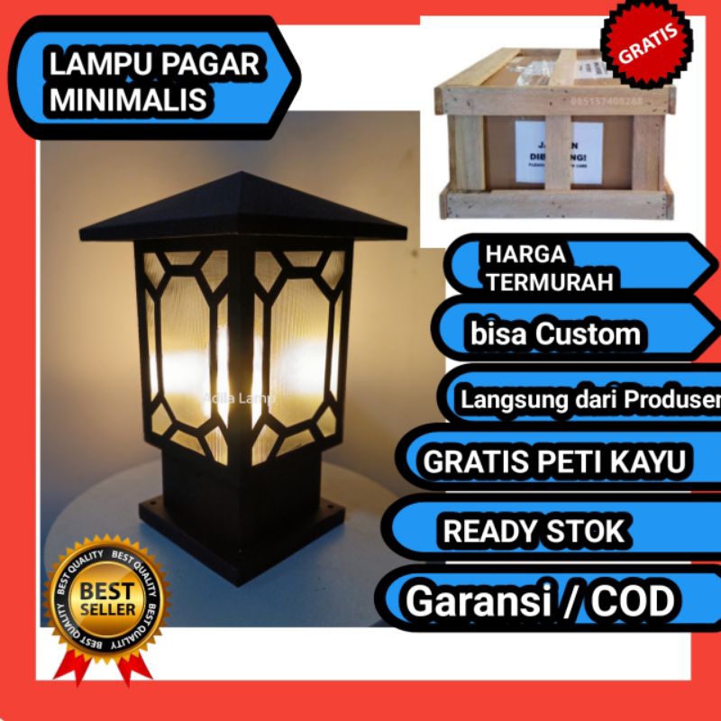 Jual rekomendasi model terbaru lampu hias pagar minimalis | Shopee