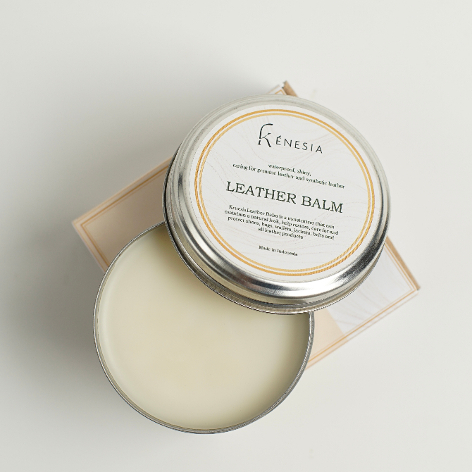 Jual KENESIA Leather Balm | Perawatan Tas Sepatu Kulit | Leather Care |  Anti Jamur Daun Talas | Semir Tas Semir Sepatu | Anti Air | Leather Balsam  | Shopee Indonesia