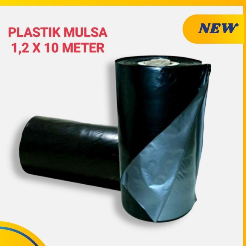 Jual PLASTIK MULSA HITAM PERAK / PLASTIK PACKING ROLL BUNGKUS UKURAN ...