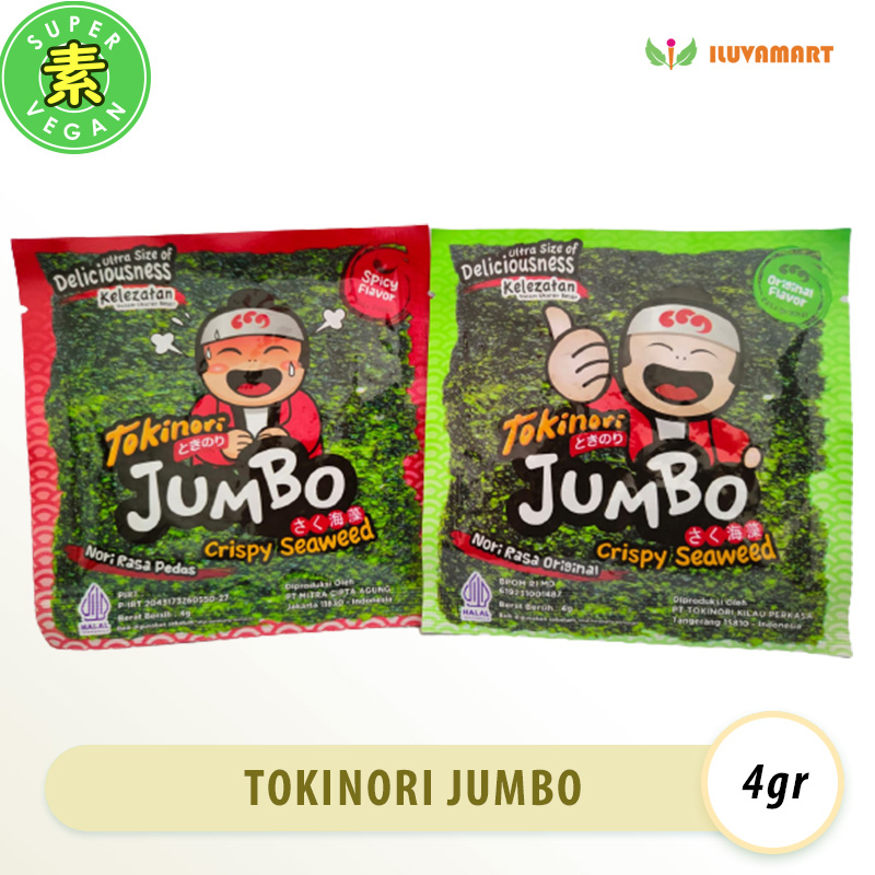 Jual Tokinori Jumbo Crispy Seaweed Gr Cemilan Rumput Laut Shopee