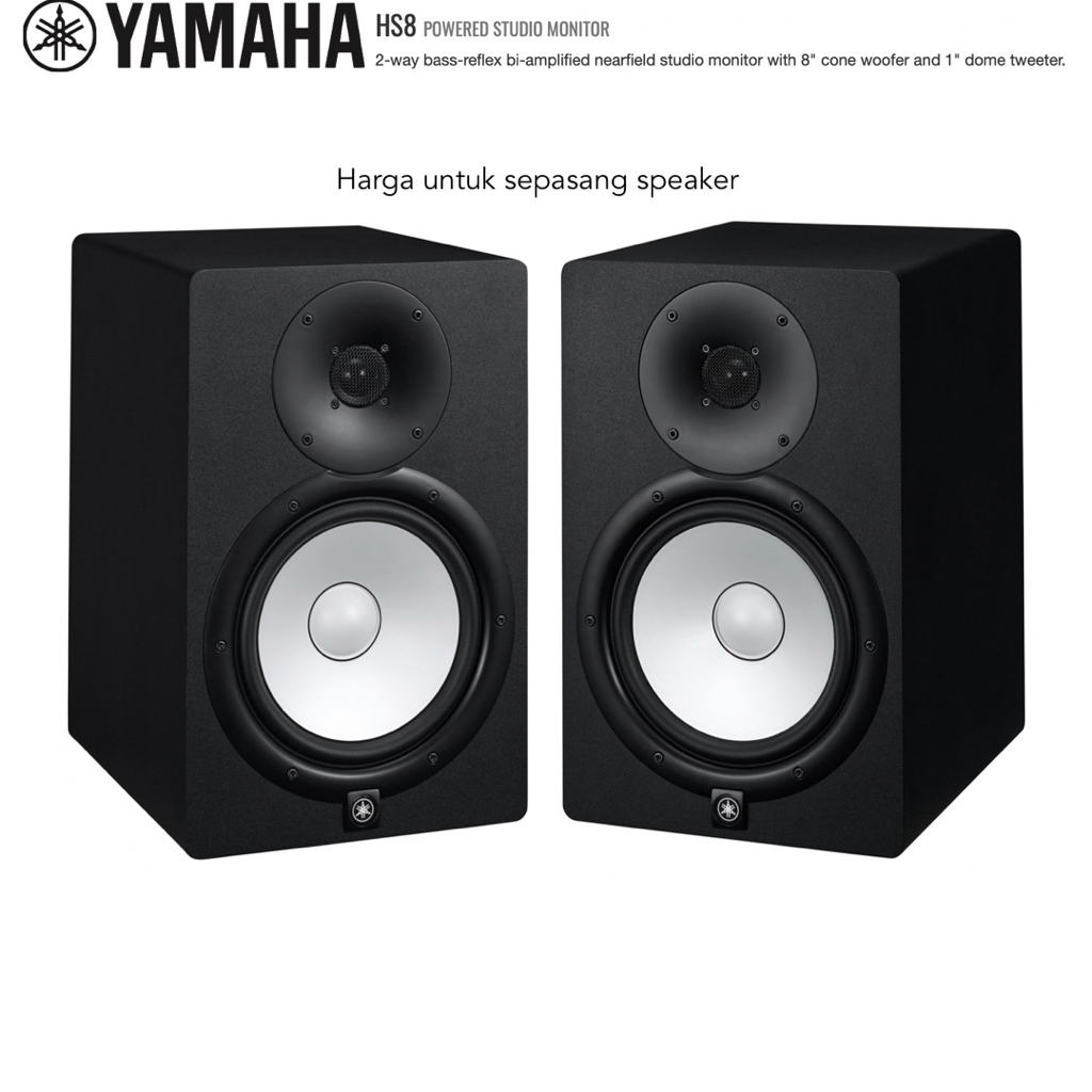 Jual Yamaha HS8 Aktif studio monitor speaker | Shopee Indonesia