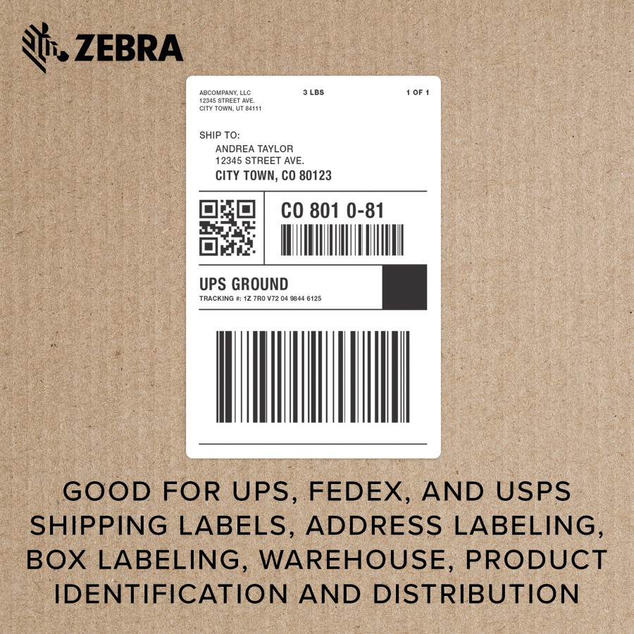 Jual Zebra Label Paper 4