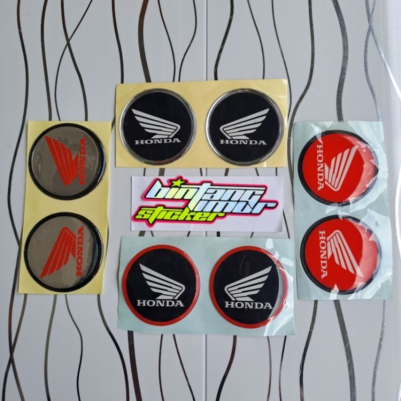 Jual STICKER EMBLEM TIMBUL LOGO HONDA BULAT TIMBUL 3D | Shopee Indonesia