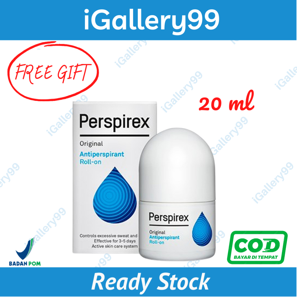 Jual Perspirex Original Antiperspirant / Deodorant Roll On 20ml ...
