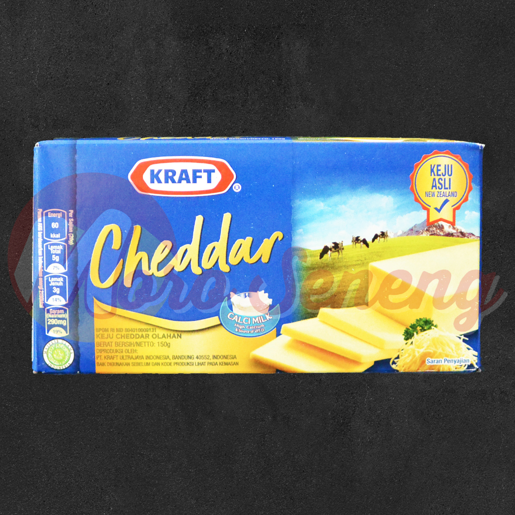 Jual Kraft Keju Cheddar Balok Cheddar Cheese 150 Gram Shopee Indonesia 8993