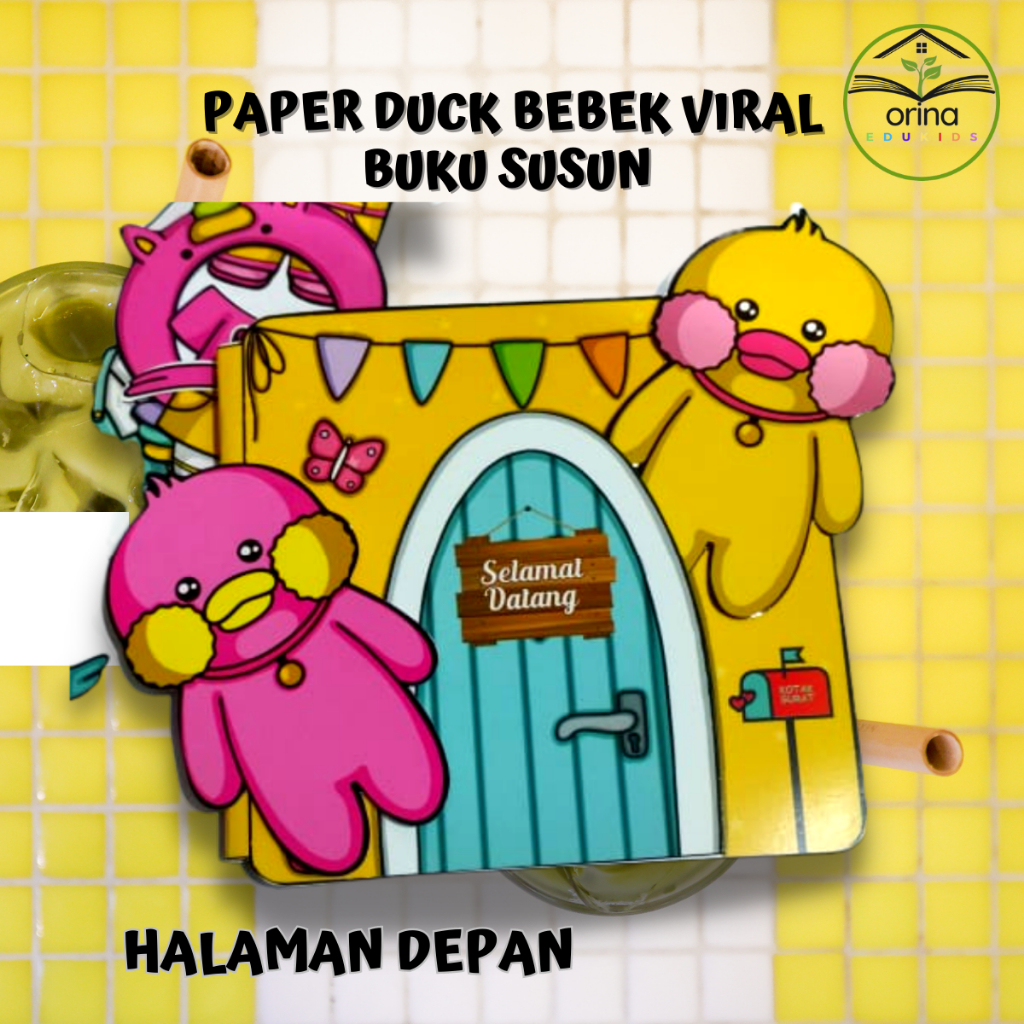 Jual Ducks Skin Care Anti Air paper duck mainan edukatif anak