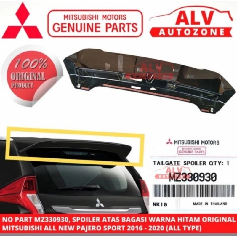 Jual TAILGATE SPOILER / SPOILER ATAS BAGASI ORIGINAL MITSUBISHI ALL NEW