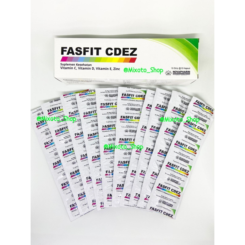 Jual Fasfit/Comvit CDEZ (1 Box isi 100 kapsul) | Shopee Indonesia
