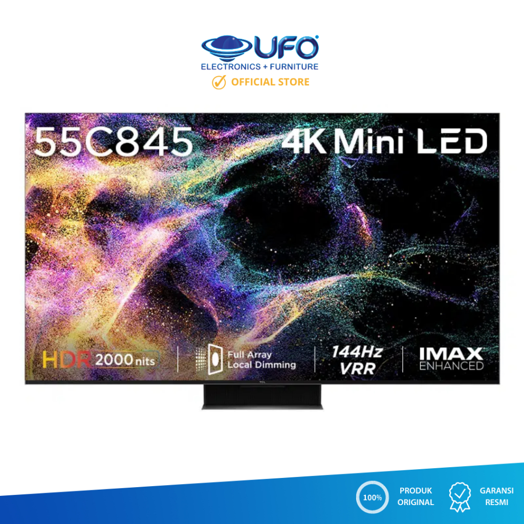 Jual TCL 55 inch Google TV Full Array Local Dimming IMAX Enhanced 144Hz