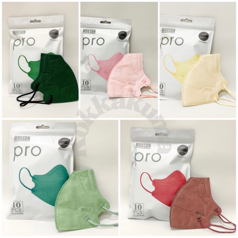 Jual Nuz Mouson Pro Masker Ply Isi Pcs Kn Disposable Face Mask