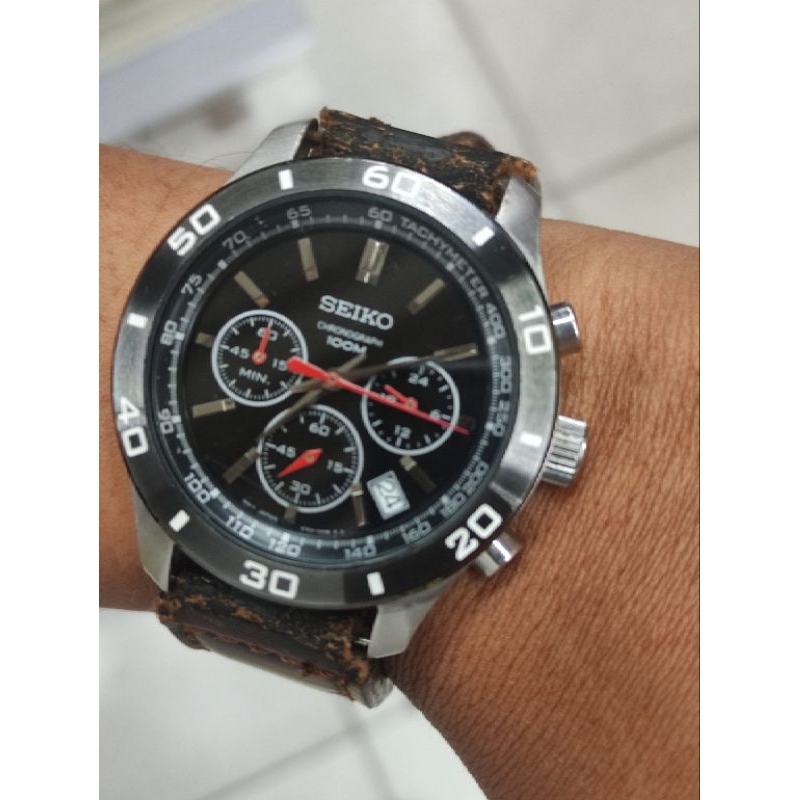 Jam seiko on sale chronograph 100m kw