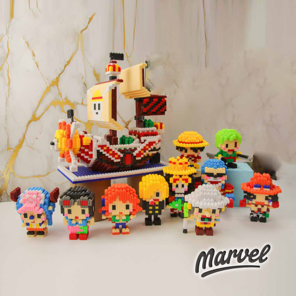 Jual Nano Block One Piece Series Bricks Education Nano Block Kado Souvenir Pajangan