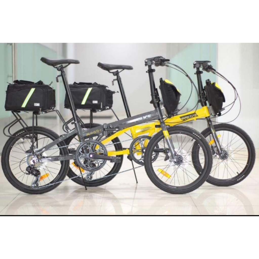 Jual Sepeda Lipat 20 Element Police Texas 2022 Bike to work Alloy ...
