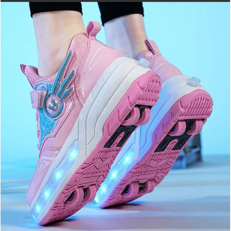 Jual Sepatu Roda Heelys LED Lari Yang Dapat Diisi Ulang Pria Dan Wanita ...