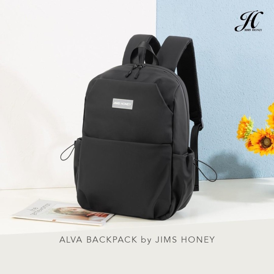Jual ALVA BACKPACK JIMS HONEY TAS RANSEL UNISEX - Merah | Shopee Indonesia