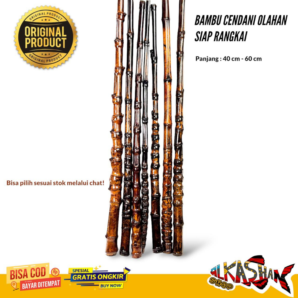 Jual GAGANG JORAN BESUTAN KOLAMAN BAHAN BAMBU CENDANI OLAHAN PANJANG 50 ...