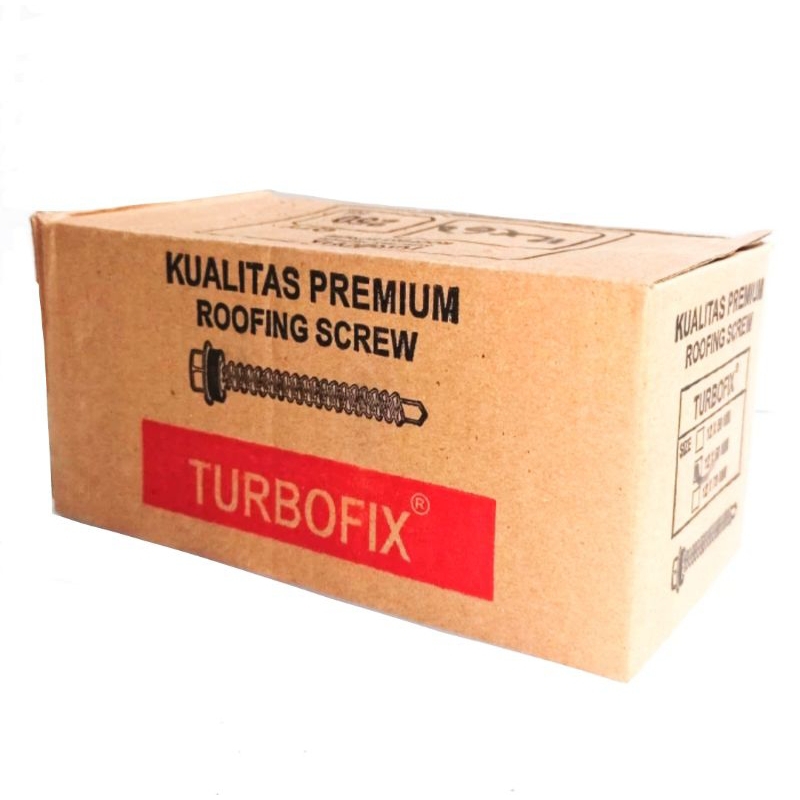 Jual Skrup/Sekrup Baja Ringan/Atap Roofing Kuning 12x50 isi 250pcs ...