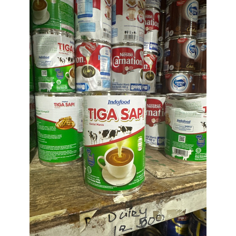 Jual Susu Kental Manis Kaleng Tiga Sapi | Shopee Indonesia
