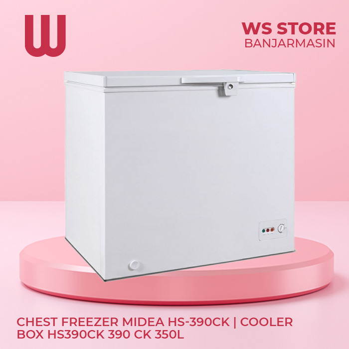 Jual Chest Freezer Midea HS390CK Cooler box HS390CK 390 CK 350L