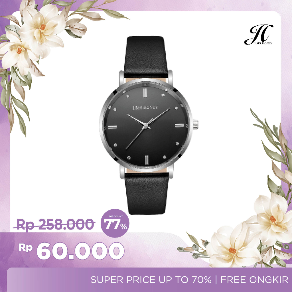 Jual JIMS HONEY JAM TANGAN WANITA JT 8123 (FREE BOX+BATERAI) Shopee