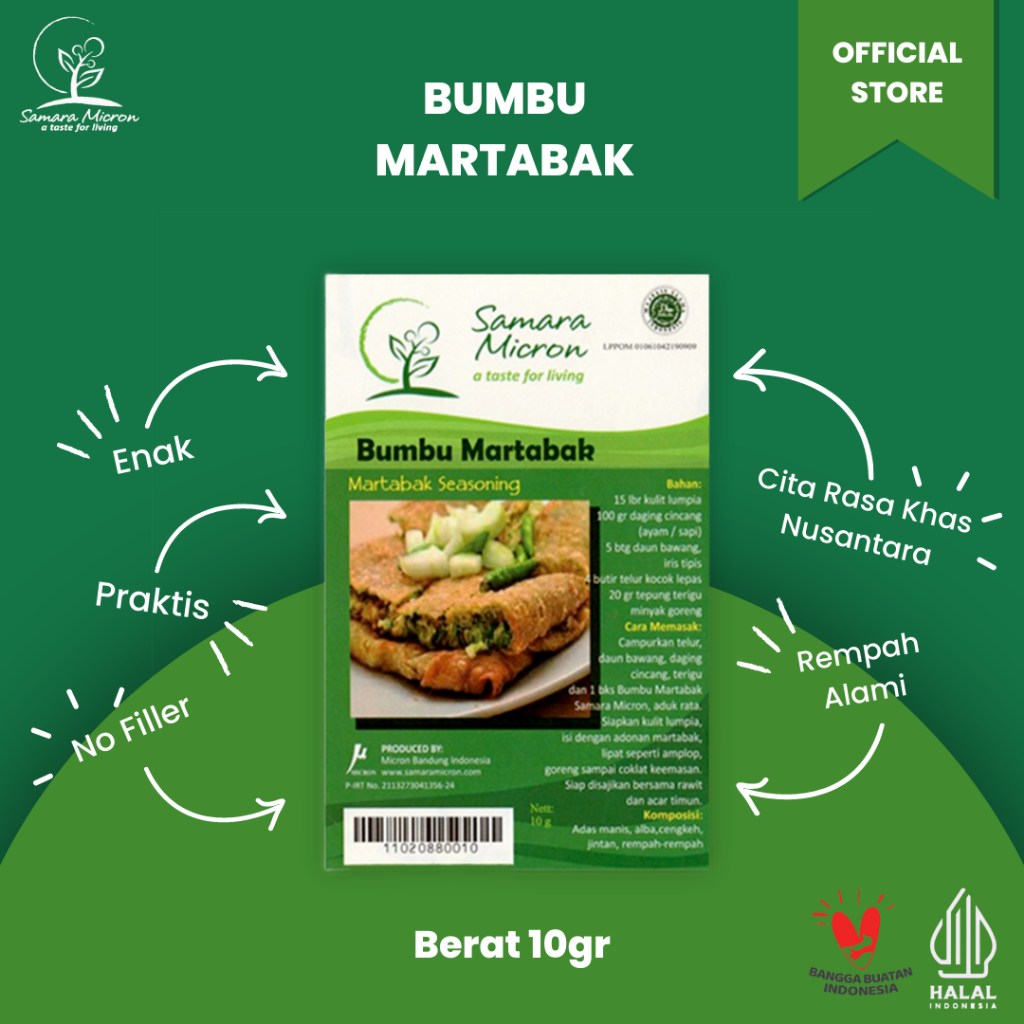 Jual Bumbu Martabak Samara Micron 10gr | Shopee Indonesia