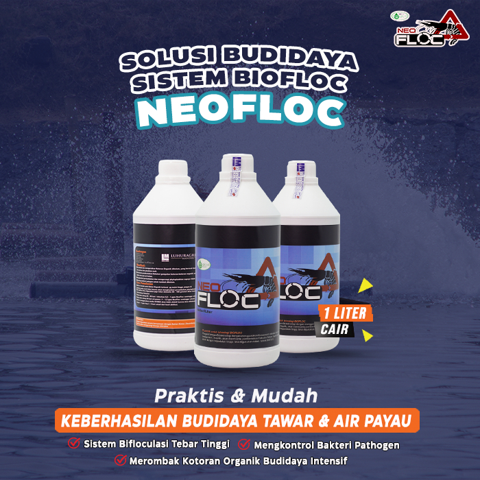 Jual Probiotik Tambak Udang Mengkontrol Pathogen NEOFLOC 1 Liter ...