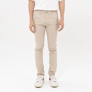 M231 Celana Panjang Pria Chino Pants Slim Fit Stretch Cream C1175