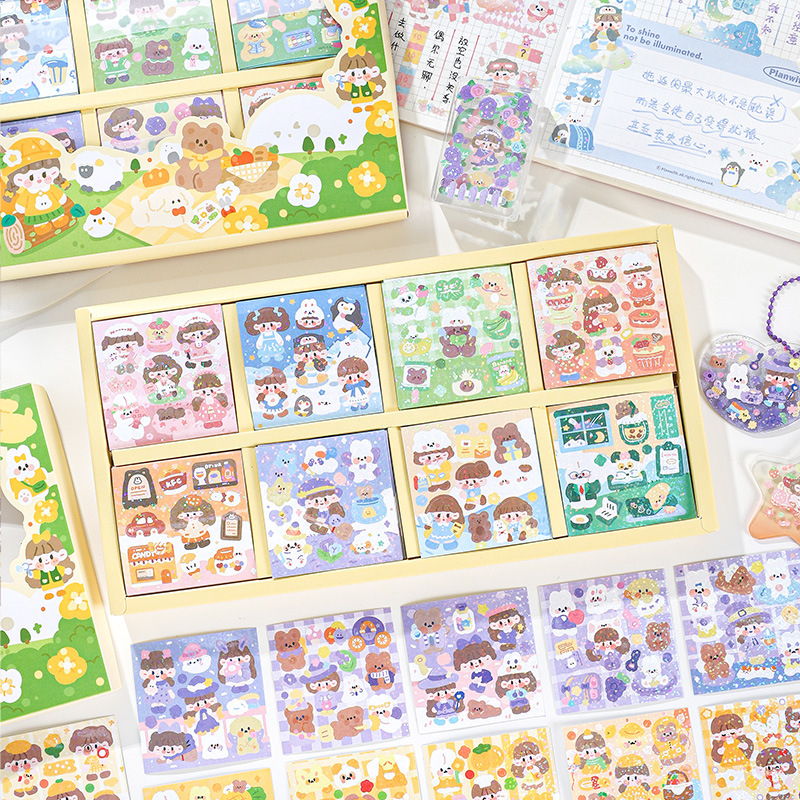 Jual iphshop Premium Stiker Glitter Ruan Adventure 200 Lembar Sticker ...