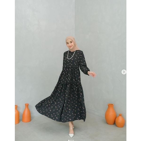 knee length dresses for ladies Melodie Cotton Midi Dress main image 1