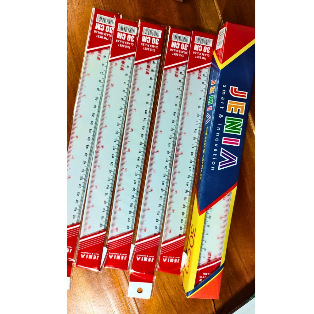 Jual PENGARIS 30 CM THE BEST GLASS RULER (SATUAN/PER PCS) | Shopee ...