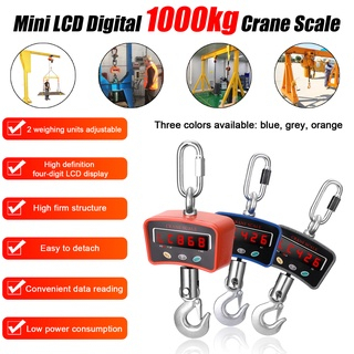thumbnail image 2 of IMeshbean 660lb/300kg Digital Hanging Scale With LED – Waterproof, Welded Ring & Hook For Fishing 2 of 4