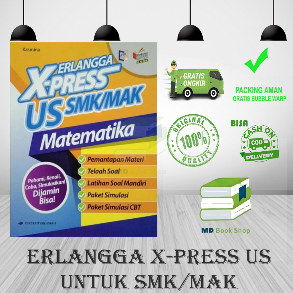 Jual BEST SELLER ERLANGGA X-PRESS US SMK/MAK MATEMATIKA KI-KD 2018 ...