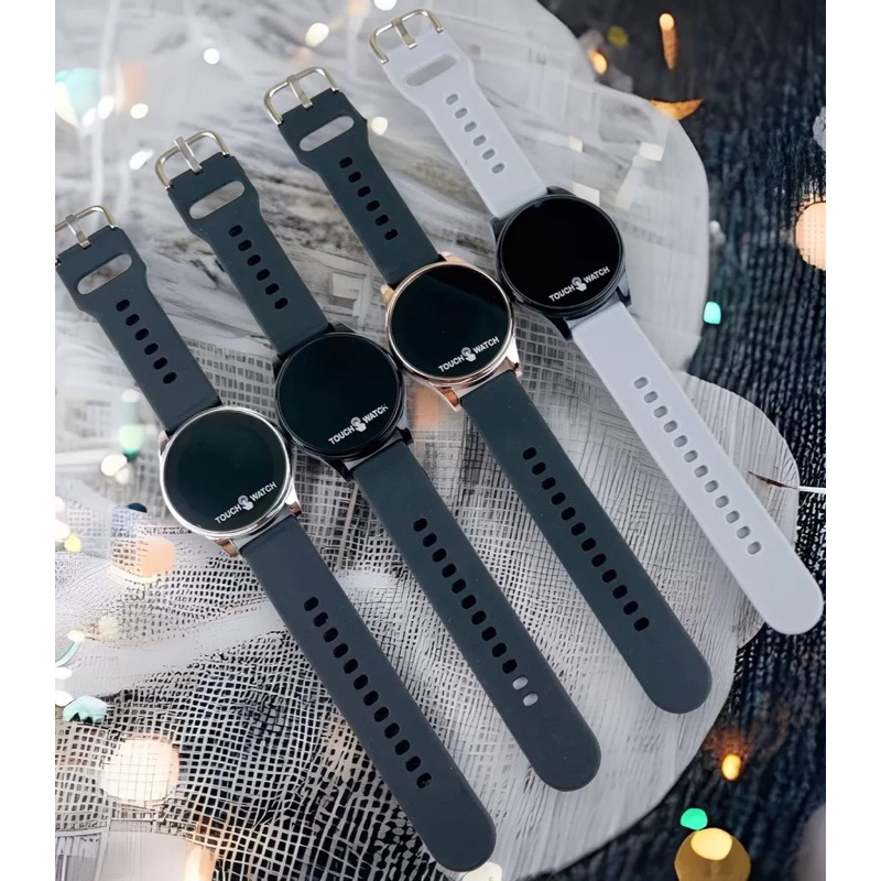 Jual (Terima Cod)Jam Tangan Unisex Touch Scen Bulat digital Strap ...