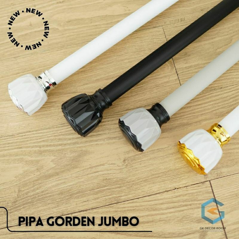 Jual Pipa batang gorden jumbo / rel gorden jumbo fullset | Shopee Indonesia
