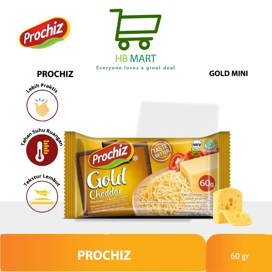 Jual Keju Prochiz Gold Mini 60gr | Shopee Indonesia