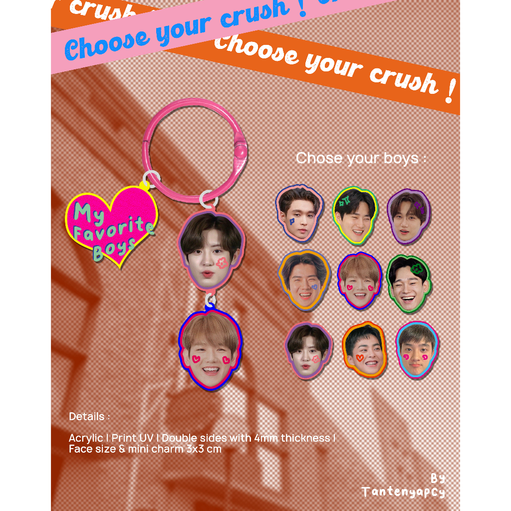 Jual YOUR CRUSH KEYCHAIN EXO VERS. Shopee Indonesia