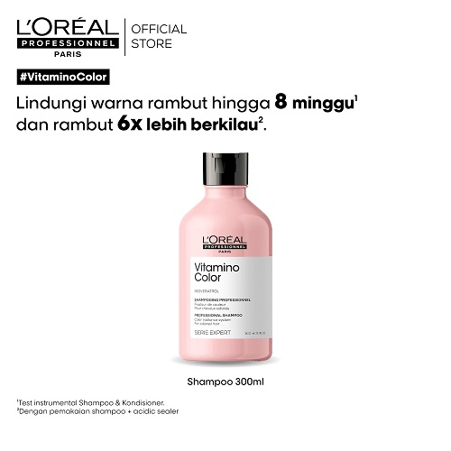 Jual Serie Expert Vitamino Color Shampoo 300 ml Untuk Rambut Diwarnai