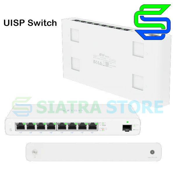 Jual Ubiquiti UISP-S | UISP Switch 8 Port Gigabit PoE Switch | Shopee ...