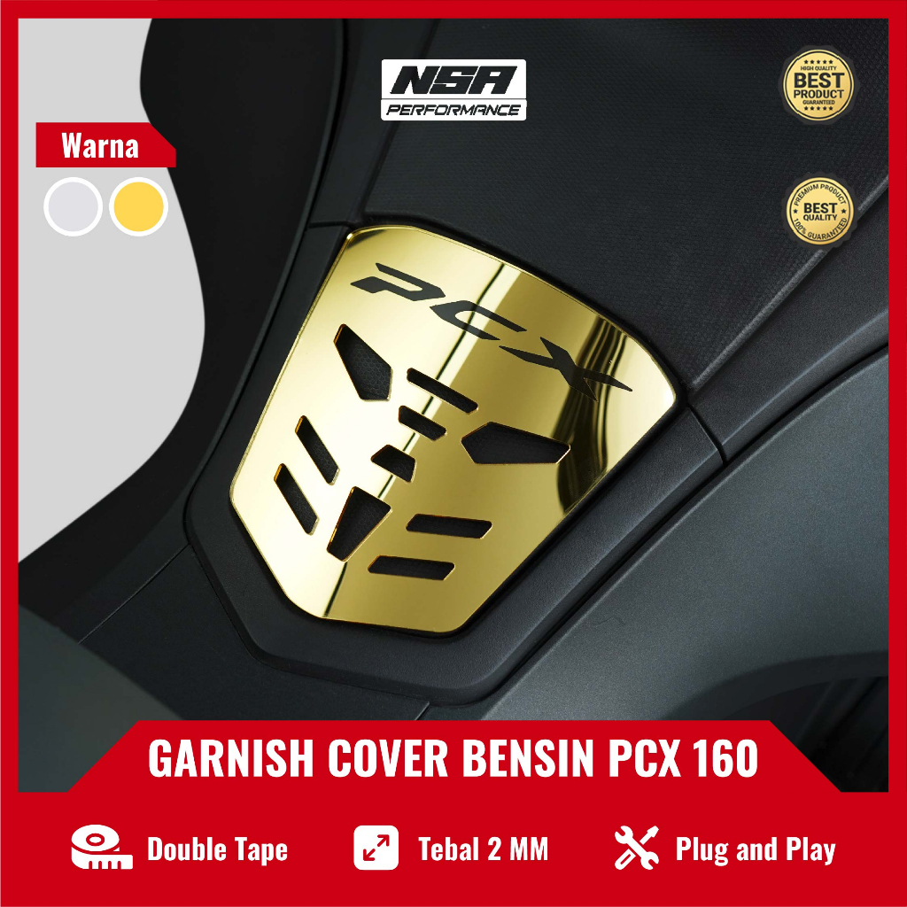 Jual Nsa Garnish Tutup Bensin Pcx Cover Tutup Bensin Tankpad Fuel Pcx Garnish Tutup Bensin