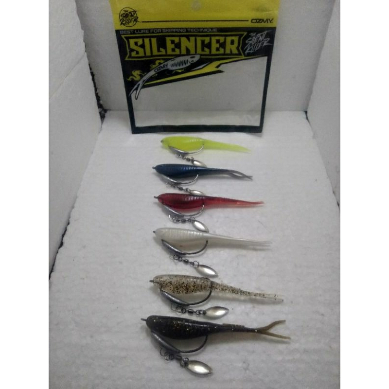 UMPAN OZMY SILENCER 8 CM PAKAI HOOK