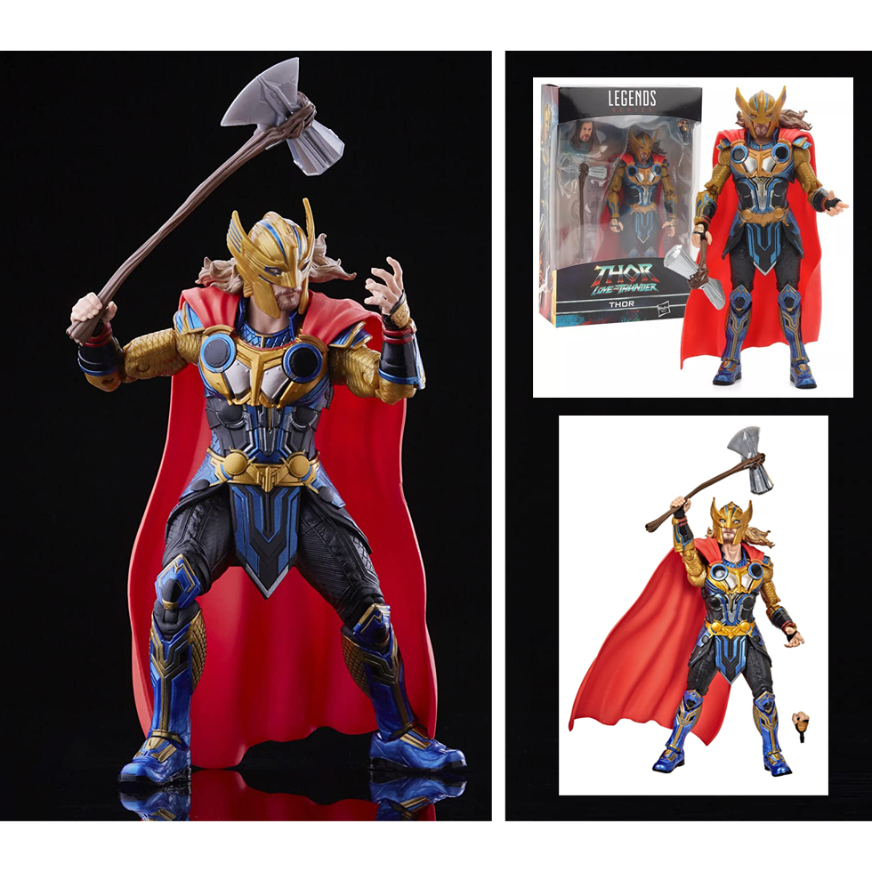 Bandai 83602 – Thor Love & Thunder Action Figure S.H.Figuarts – 17 Cm Con Accessori – Marvel