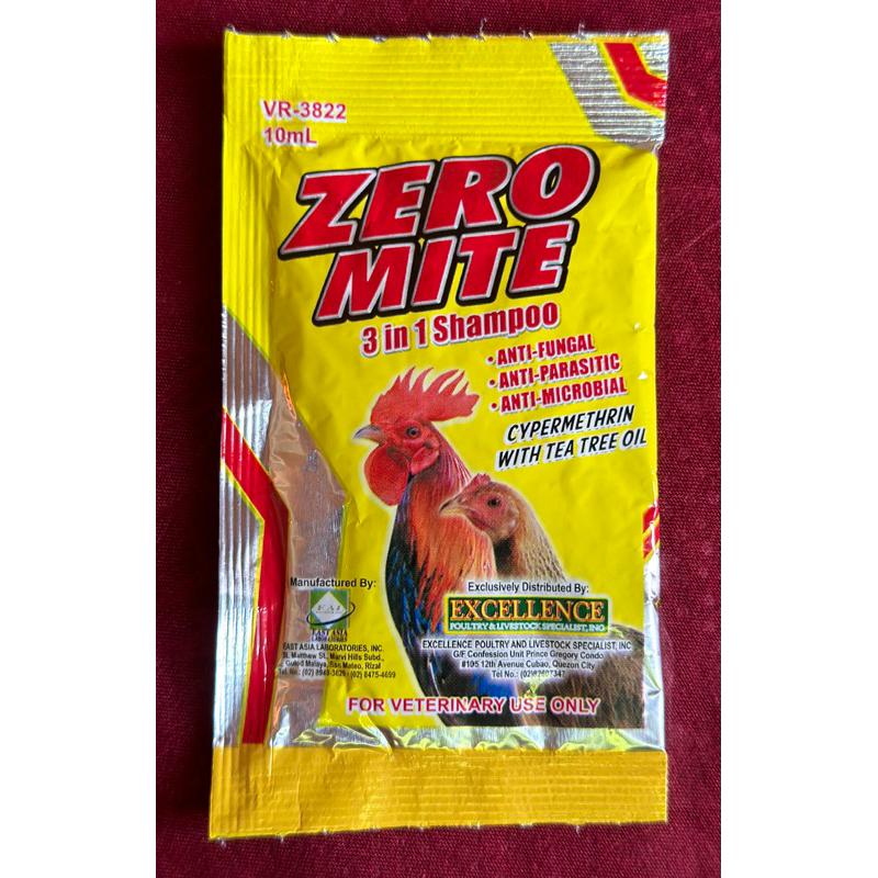 Jual Zero Mite Shampoo Ayam/Hewan 1 sachet (10 Ml) Shopee Indonesia