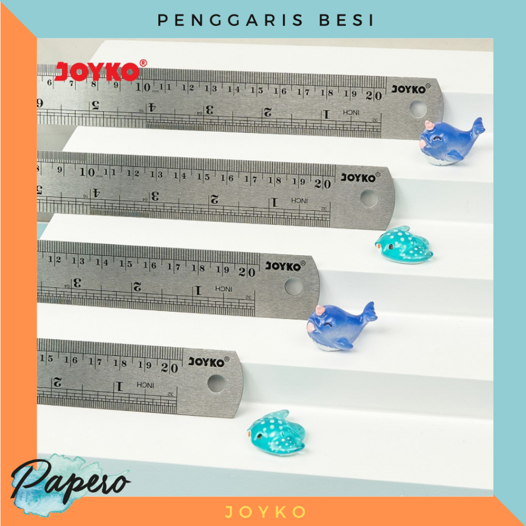 Jual Penggaris Besi / Stainless Steel Ruler Joyko - 30cm N1115 | Shopee ...