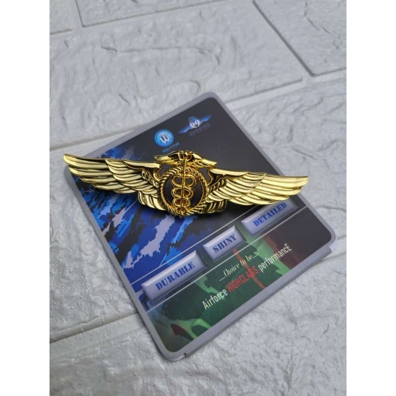 Jual Brevet TNI AU, Wing Dokbang (Dokter Penerbangan) | Shopee Indonesia