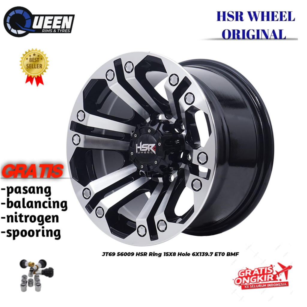 Jual Velg Racing HSR R15 Cocok untuk terano,fortuner,grand fortuner ...